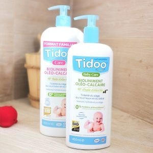 liniment oléo calcaire Tidoo change bébé bio