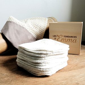 eco belle bois les tendances d'emma carrés démaquillants bambou