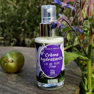 crème hydratante lin et prune ibbéo cosmétiques