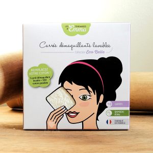 lingettes démaquillantes bambou tendances emma kit eco
