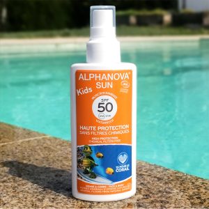 crème solaire enfants alphanova crème solaire bio en spray