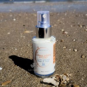 crème solaire bio indice 30 flacon verre ibbeo cosmétiques flacon verre consigné