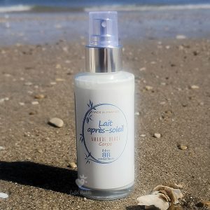 lait après soleil Ibbéo Cosmétiques flacon verre consigné