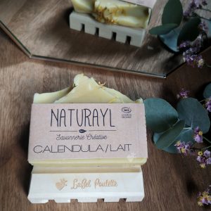 savons surgras calendula et lait de chèvre Naturayl