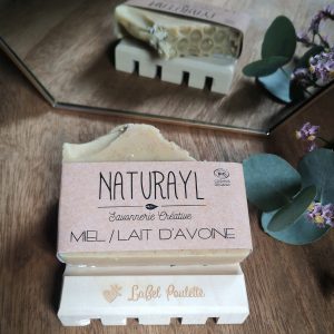 savons surgras miel et lait d'avoine Naturayl