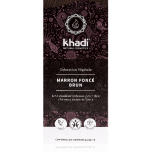 henné coloration végétale marron foncé brun khadi